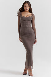 Katarina Smoke Maxi Dress