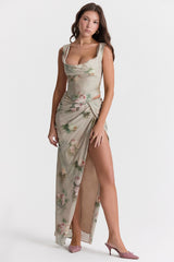 Vesper Vintage Floral Maxi Skirt