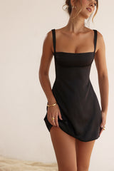 Kara Black Mini Dress