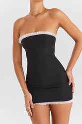 Mistress Rocks Black Strapless Mini Dress - SALE