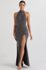 Juliette Shadow Halter Gown