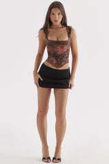 Kalina Floral Printed Corset