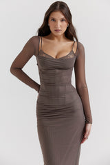 Katarina Smoke Maxi Dress