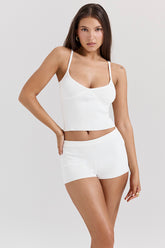 Summer White Dainty Knit Top - SALE