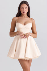 Minimoiselle Vintage Cream Tulle Mini Dress