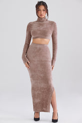 Rene Rose Chenille Maxi Skirt - SALE