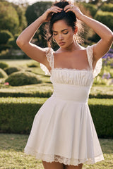 Kaia Ivory A-Line Mini Dress