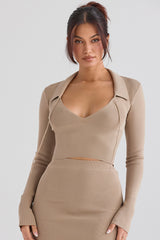 Marianne Camel Knit Top - SALE