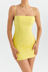 Mistress Rocks Limoncello Open Back Mini Dress - SALE