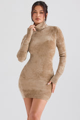 Taya Fawn Chenille Mini Dress - SALE