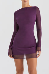 Mistress Rocks Shadow Open Back Mini Dress - SALE