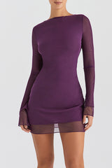 Mistress Rocks Shadow Open Back Mini Dress - SALE