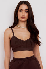 Evie Brown Bandage Bralette