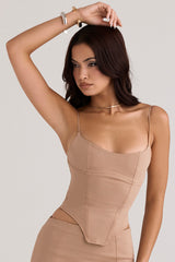 Flavia Beige Sculpting Corset