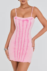 Mistress Rocks Candy Floss Denim Mini Dress - SALE