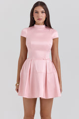 Saida Parisian Pink Backless Mini Dress - SALE