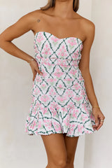 Dance My Way Mini Dress Green