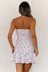 Dance My Way Mini Dress Green