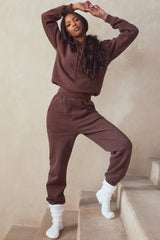 Sky Chocolate Fleece Back Jogging Trouser