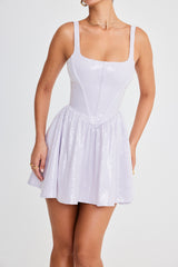 Mistress Rocks Lavender Sequin Mini Dress - SALE