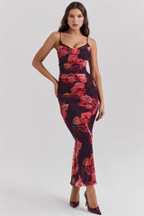 Nalini Romantic Floral Maxi Dress