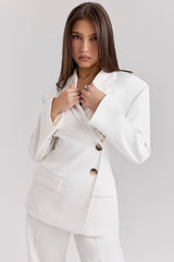 Hudson White Hourglass Blazer
