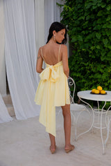 Midnight Charm Mini Dress Yellow