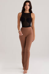 Laurel Toast High Waisted Trousers