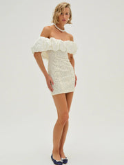 Snowflake Daisy Mini Dress