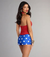 Hot Streak Lace Up Corset Top