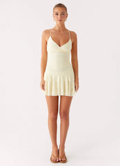 Emily Mini Dress - Yellow