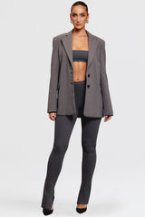 Aline Dark Grey Oversized Blazer