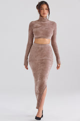 Rene Rose Chenille Maxi Skirt - SALE