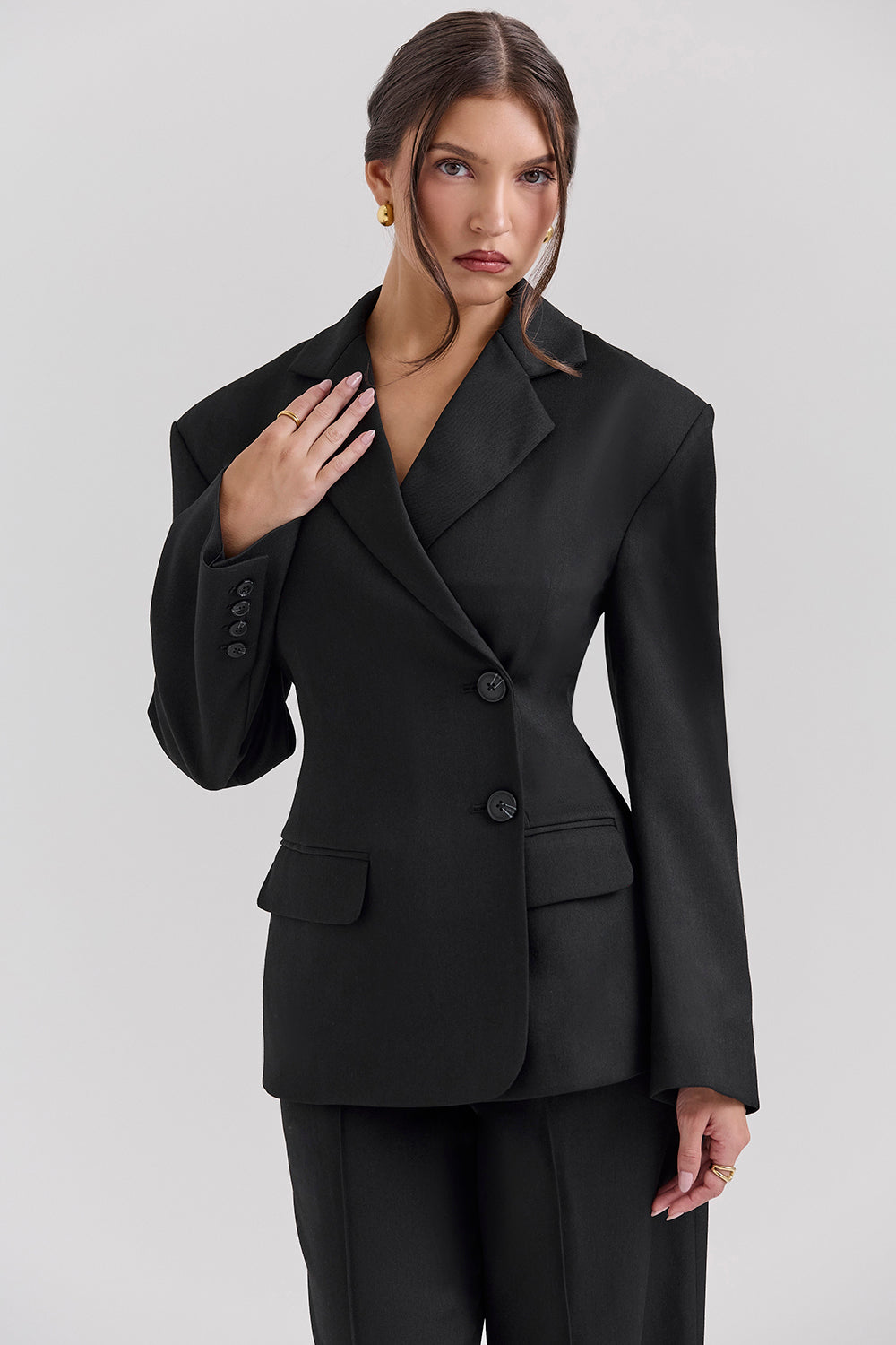 Hudson Black Hourglass Blazer