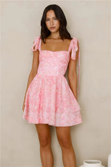 Soft Sunshine Mini Dress Pink