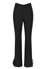 RiskyMistress Rocks  Black Cutout Trousers - SALE