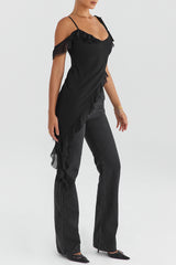 Mistress Rocks Black Straight Leg Jeans - SALE