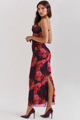 Nalini Romantic Floral Maxi Dress