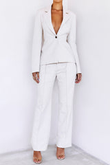 CascadeMistress Rocks  Beige Loose Fit Trousers - SALE