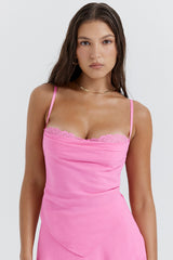 Aurelia French Pink Hanky Hem Top