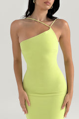 Alessia Lime Midi Dress