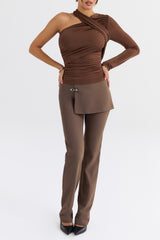 Mistress Rocks Earth Skirt Panel Trousers - SALE