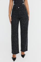 Mistress Rocks Distressed Black Denim Baggy Jeans - SALE