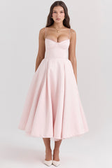 Mademoiselle Ballerina Pink Midi Dress