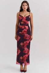 Nalini Romantic Floral Maxi Dress