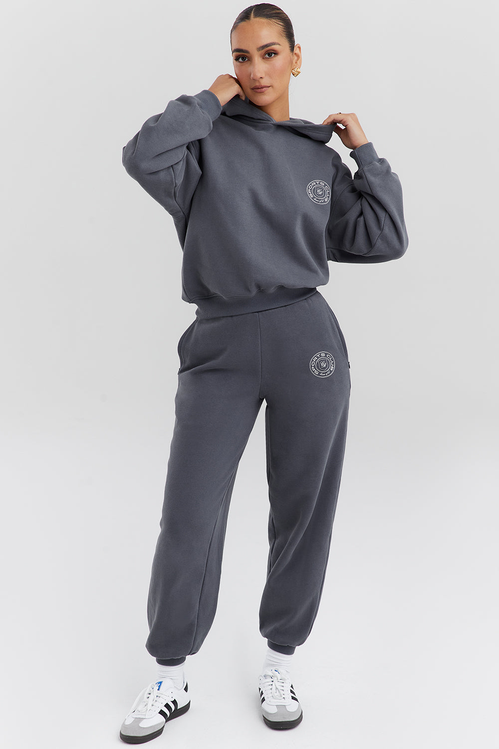 Coast Slate Fleece Back Jogging Trousers