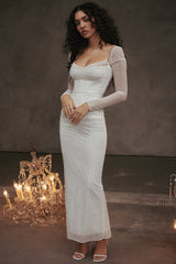 Katarina White Maxi Dress