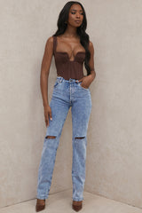 Tate Blue Vintage Fit Antique Wash Jeans