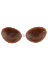 Silicon Front-Fastening Invisible Bra - Nutmeg