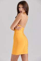 The Supermodel Orange Sherbet Mini Bandage Dress